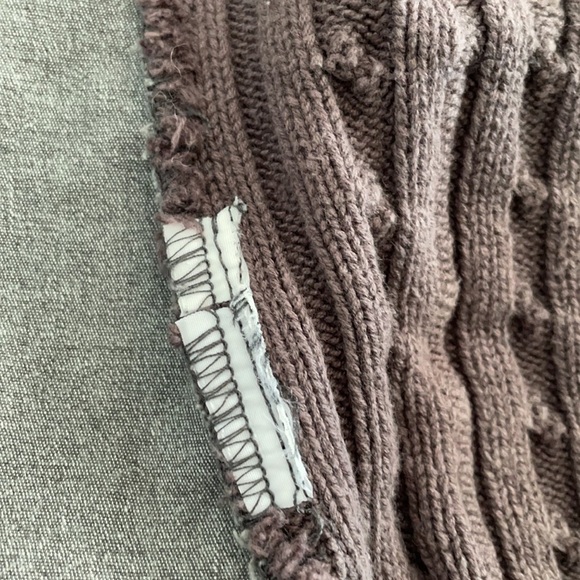 ACEZUNG Jean Jacket with Cable Knit Sweater Design - Picture 9 of 16